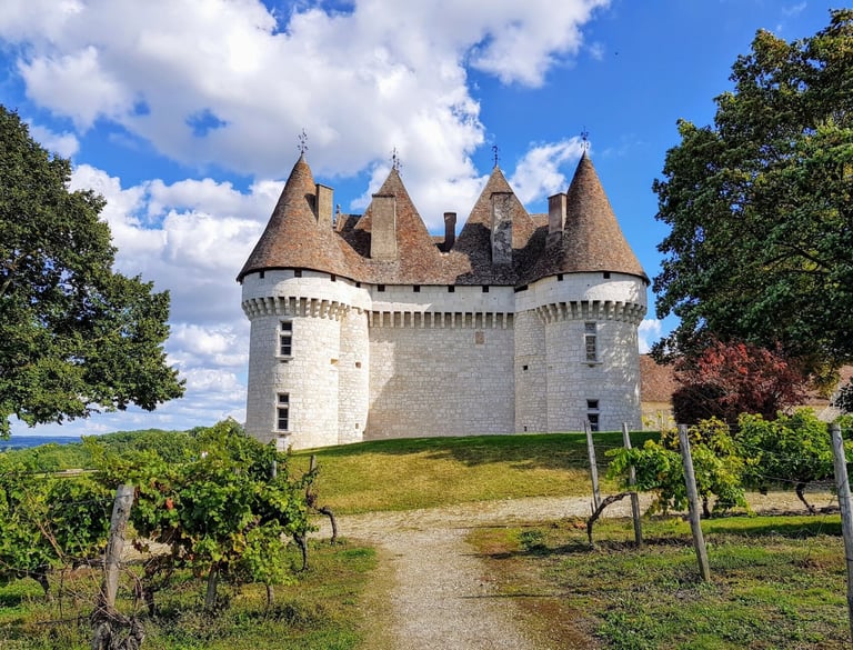Chateau de Monbazillac castle in Dordogne France