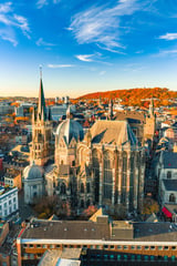 Historic European city with UNESCO cathedral