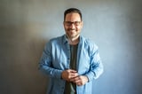 Man portrait smiling