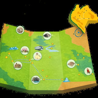 Mapa de destinos y atractivos turísticos de Chiapas