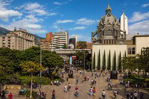 Plaza Botero en Medellín