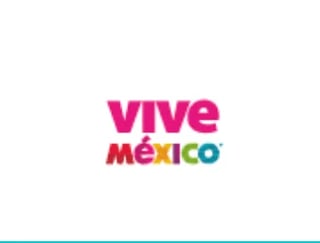 Vive Mexico logo in bright pink and red colors